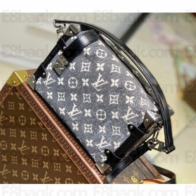 Louis Vuitton Denim textile jacquard Side Trunk Bag M21460