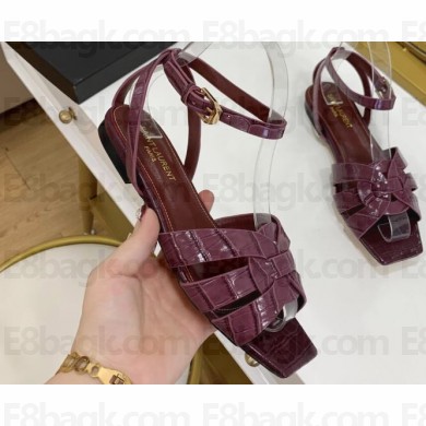 Saint Laurent Tribute Flat Sandals 09