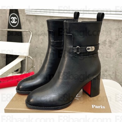 Christian Louboutin Heel 7cm Shaft 15cm Boots Black CL01 2022