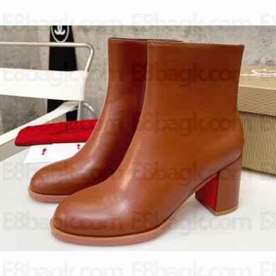 Christian Louboutin Heel 7cm Shaft 12cm Boots Brown CL04 2022