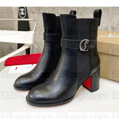 Christian Louboutin Heel 7cm Shaft 15cm Boots Black CL05 2022