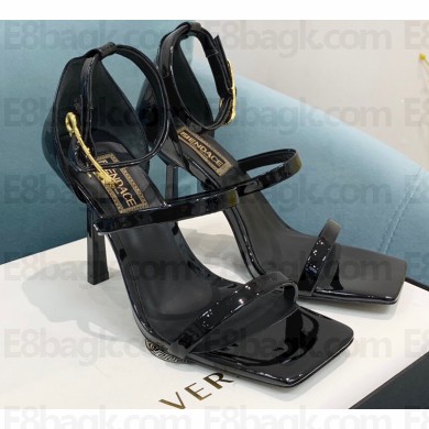 Fendi x Versace Heel 10.5cm Fendace Sandals Calfskin Black 2022