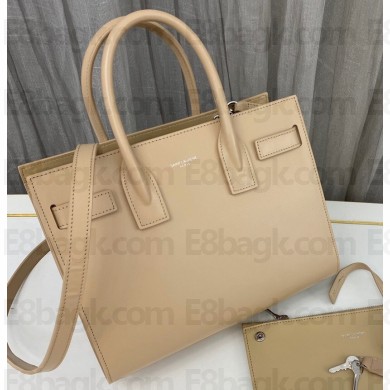 Saint Laurent Sac De Jour Baby Bag in smooth leather 421863 Apricot