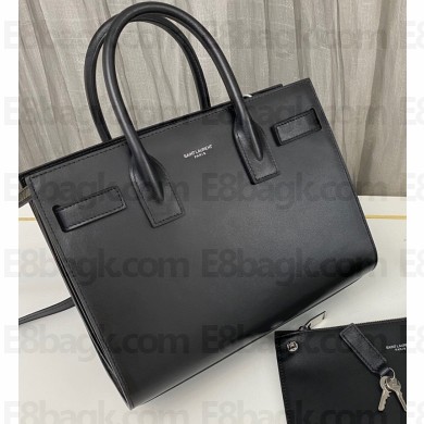 Saint Laurent Sac De Jour Baby Bag in smooth leather 421863 Black