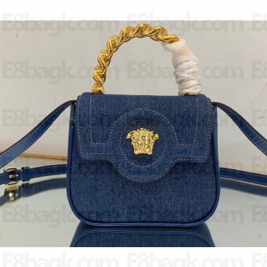 Versace La Medusa Mini Bag with Stiff-chain top handle 08 2023