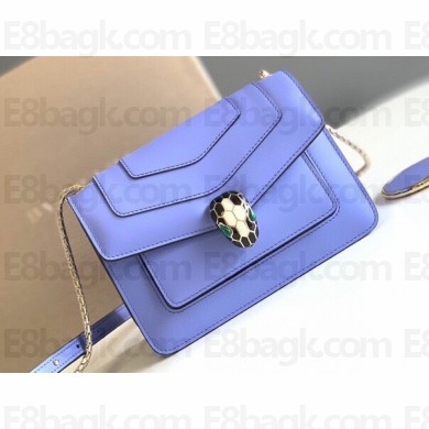 Bvlgari Serpenti Forever Crossbody Bag 19cm in Calf leather Lilac