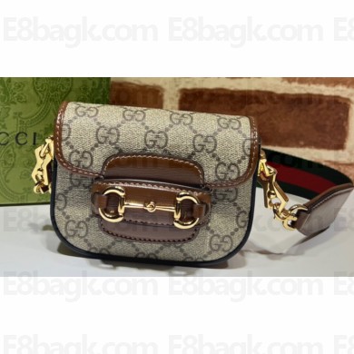 Gucci Horsebit 1955 strap wallet 699760 GG Canvas