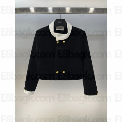 celine Brompton jacket in cashmere cloth BLACK 2024