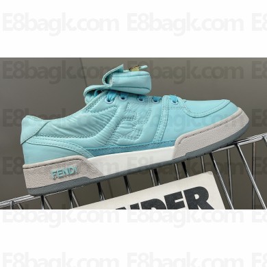 Fendi Match nylon Low-tops Sneakers with Baguette pocket Blue 2023
