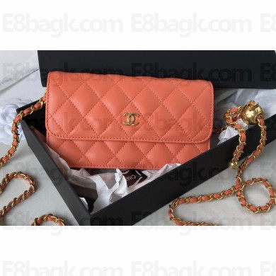 Chanel Flap Phone Holder with Chain AP3071 Pink 2023