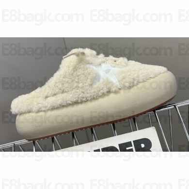 Golden Goose Deluxe Brand GGDB Shearling Space-Star Sabot Sneakers 04 2022