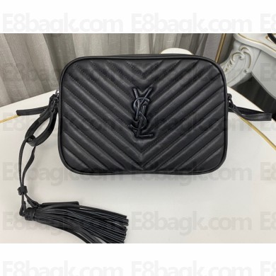 Saint Laurent Lou Camera Bag In Quilted Leather 574494/715232 So Black