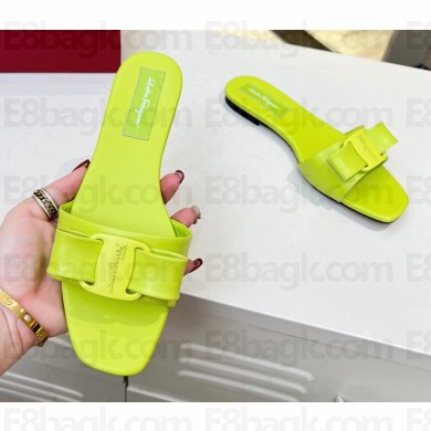 Cheap Sale Ferragamo Leather Slide Sandals 18 2023