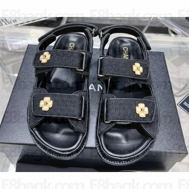 Chanel CC Logo Beach Sandals G35927 16 2023