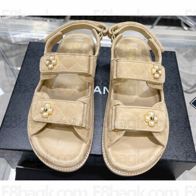 Chanel CC Logo Beach Sandals G35927 02 2023