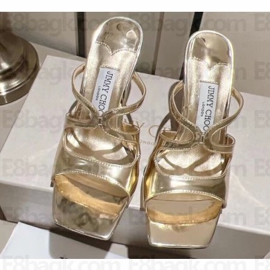 Jimmy Choo Heel 8.5cm Anise Leather Mules 03 2023