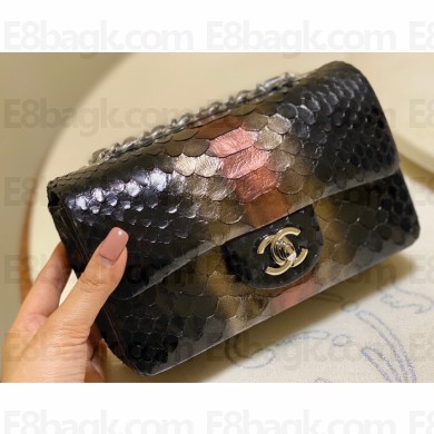 Chanel Classic Flap Small Bag 1116 In Python 17 2023