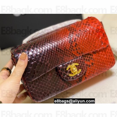 Chanel Classic Flap Small Bag 1116 In Python 22 2023