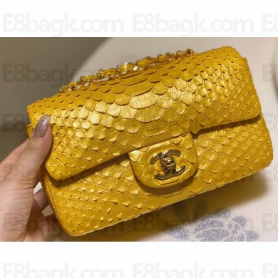 Chanel Classic Flap Small Bag 1116 In Python 03 2023