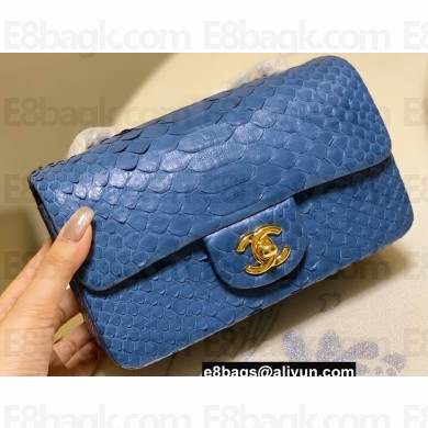 Chanel Classic Flap Small Bag 1116 In Python 04 2023
