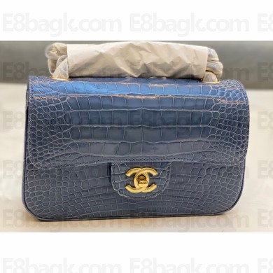 Chanel Classic Flap Small Bag 1116 In Alligator 04 2023