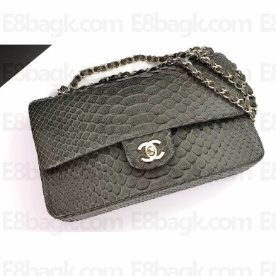 Chanel Classic Flap Medium Bag 1112 In Python 2023
