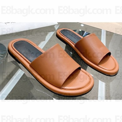 JW Anderson Bumper-tube Leather Slides Brown 2023