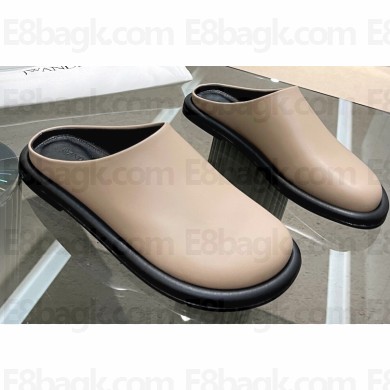 JW Anderson Bumper-tube Leather Slippers Gray 2023