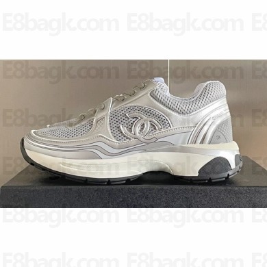 Chanel CC Logo Sneakers Fabric and Laminated G39792 03 2023