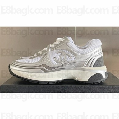 Chanel CC Logo Sneakers Fabric and Laminated G39792 04 2023