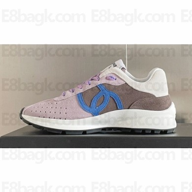 Chanel CC Logo Sneakers Suede Calfskin 02 2023
