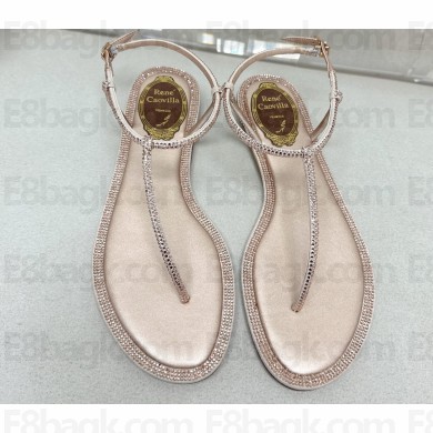 Rene Caovilla Flat flip flops Jewelled DIANA Sandals with Crystals 11 2023