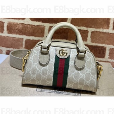 Gucci Ophidia GG mini top handle bag 724606 White