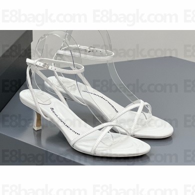 Alexander Wang Heel 5.5cm DAHLIA Sandals Leather White 2023