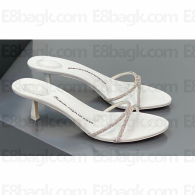 Alexander Wang Heel 5.5cm Dahlia Sandals In Crystal White 2023