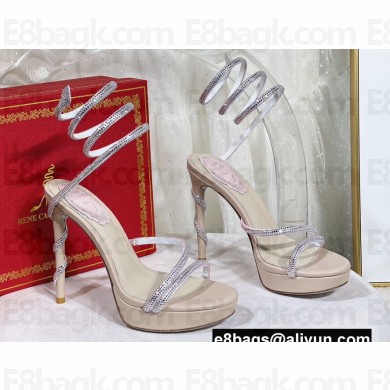 Rene Caovilla platform 13.5cm Margot crystal Sandals 07