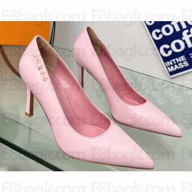 Louis Vuitton Heel 8.5cm Signature Pumps in calf leather Pink 2023