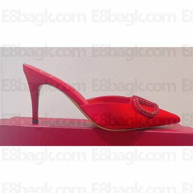 Valentino Satin Crystals VLogo Signature mules 09 2023
