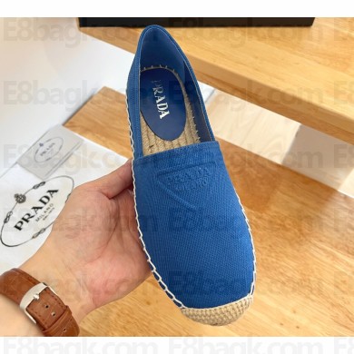 Prada Cotton drill Espadrilles Fabric Blue 2023