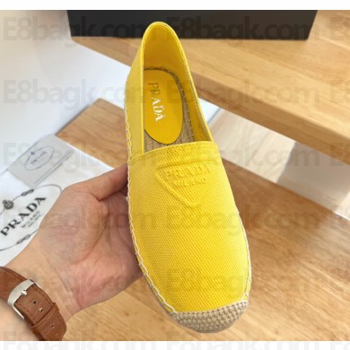 Prada Cotton drill Espadrilles Fabric Yellow 2023