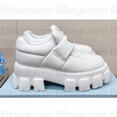 Prada Soft padded nappa leather loafers White 2023
