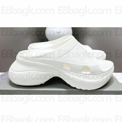 Balenciaga Pool Crocs™ Slide Sandals in rubber White 2023