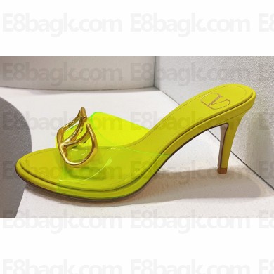 Valentino PVC VLogo Signature mules Sandals in transparent polymer material 06 2023