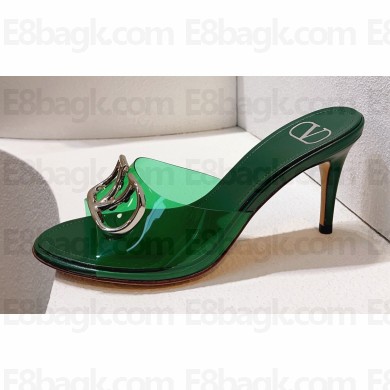 Valentino PVC VLogo Signature mules Sandals in transparent polymer material 09 2023