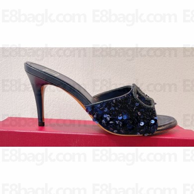 Valentino Crystal VLogo Signature Sequin mules 07 2023