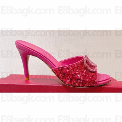 Valentino Crystal VLogo Signature Sequin mules 12 2023
