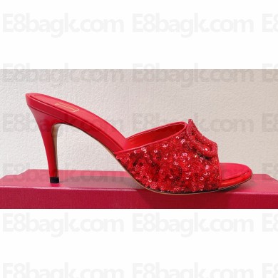 Valentino Crystal VLogo Signature Sequin mules 13 2023