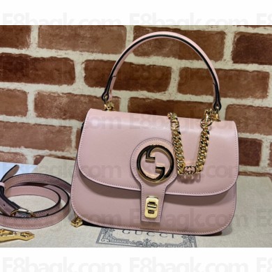 Gucci Blondie top-handle bag 735101 in Leather Light Pink 2023