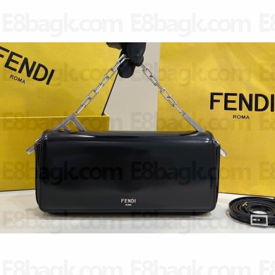 Fendi leather First Sight Mini bag Black 2023