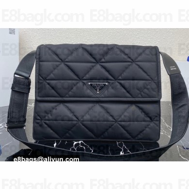 Prada Topstitched Re-Nylon shoulder bag 2VD057 2023